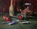 Red Apples & Paint, Sketch
