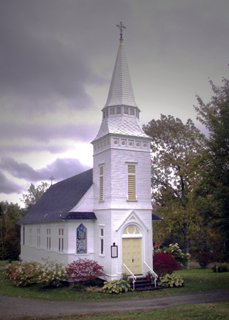 The Little Church in Sugar Hill, New Hampshire