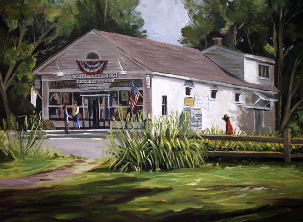 The Granville Country Store, Oil on Canvas, 20 x 16 (sold)
