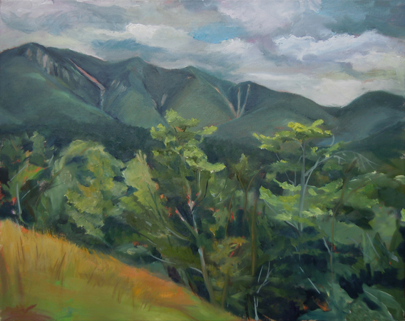 Mount Hancock, Oil on Canvas, 20 x 16