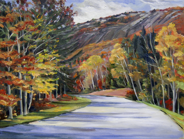 Waterville Road, Oil on Canvas, 16 x 12