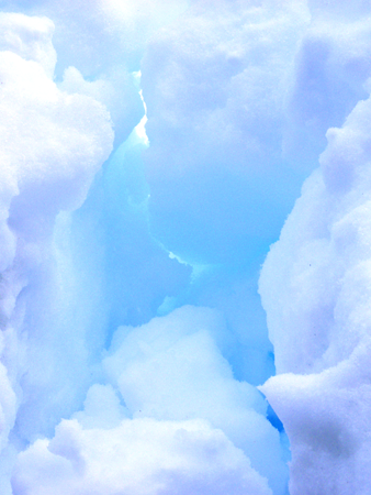 Blue Ice Phenomena, Kancamagus Highway, White Mountains, New Hampshire