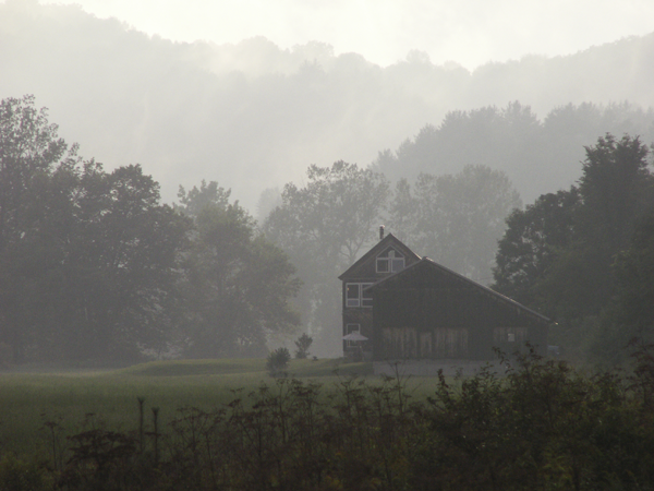Misty Morning in Vermont
